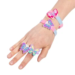 Butterfly Bracelets & Rings - 24 Pc.