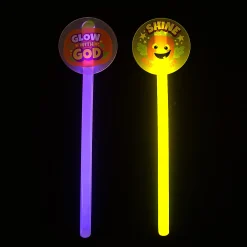 Christian Pumpkin Glow Wands - 12 Pc.