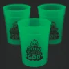 Christian Pumpkin Glow-In-The-Dark Reusable Bpa-Free Plastic Cups - 12 Ct.