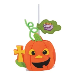 Christian Pumpkin Lollipop Craft Kit - Makes 12