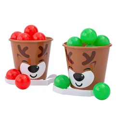 Christmas Bucket Toss Game - 14 Pc.