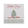 Christmas Prayer Cross Bracelets With Card - 12 Pc.