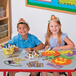 4-Color Christian Pumpkin Crayons - 24 Boxes