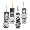 Color Your Own Christian Pumpkin Fuzzy Bookmarks - 12 Pc.