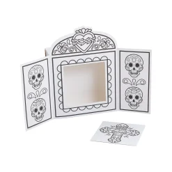 Color Your Own Day Of The Dead Shrines - 6 Pc.