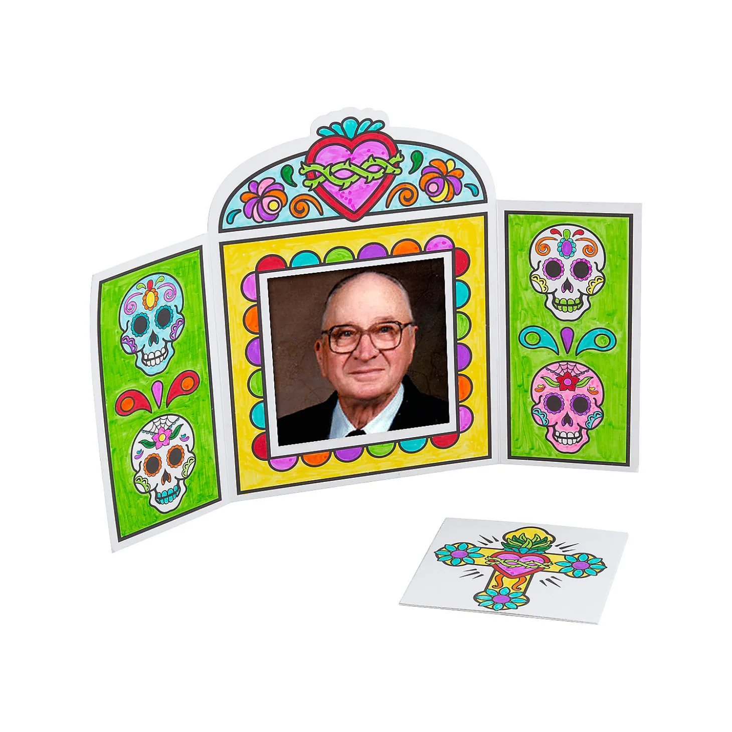 Color Your Own Day Of The Dead Shrines - 6 Pc.
