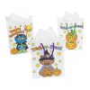 Color Your Own Medium Halloween Gift Bags - 12 Pc.