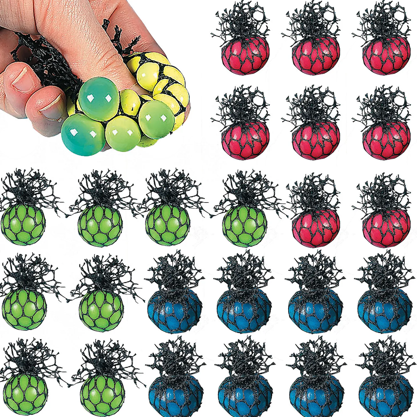Color-Changing Mini Squeeze Balls - 24 Pc.