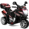 Costway 3 Wheel Kids Ride On Motorcycle 6V Battery Powered Electric Toy Power Bicycle Black