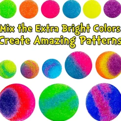 Creative Kids Diy Magic Bouncy Balls - Create Your Own Crystal Powder Balls Craft Kit For Kids