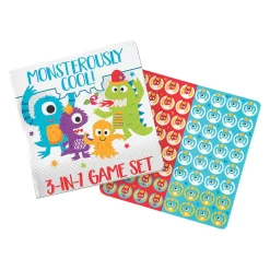 Cute Monster 3-In-1 Game Sets - 12 Pc.