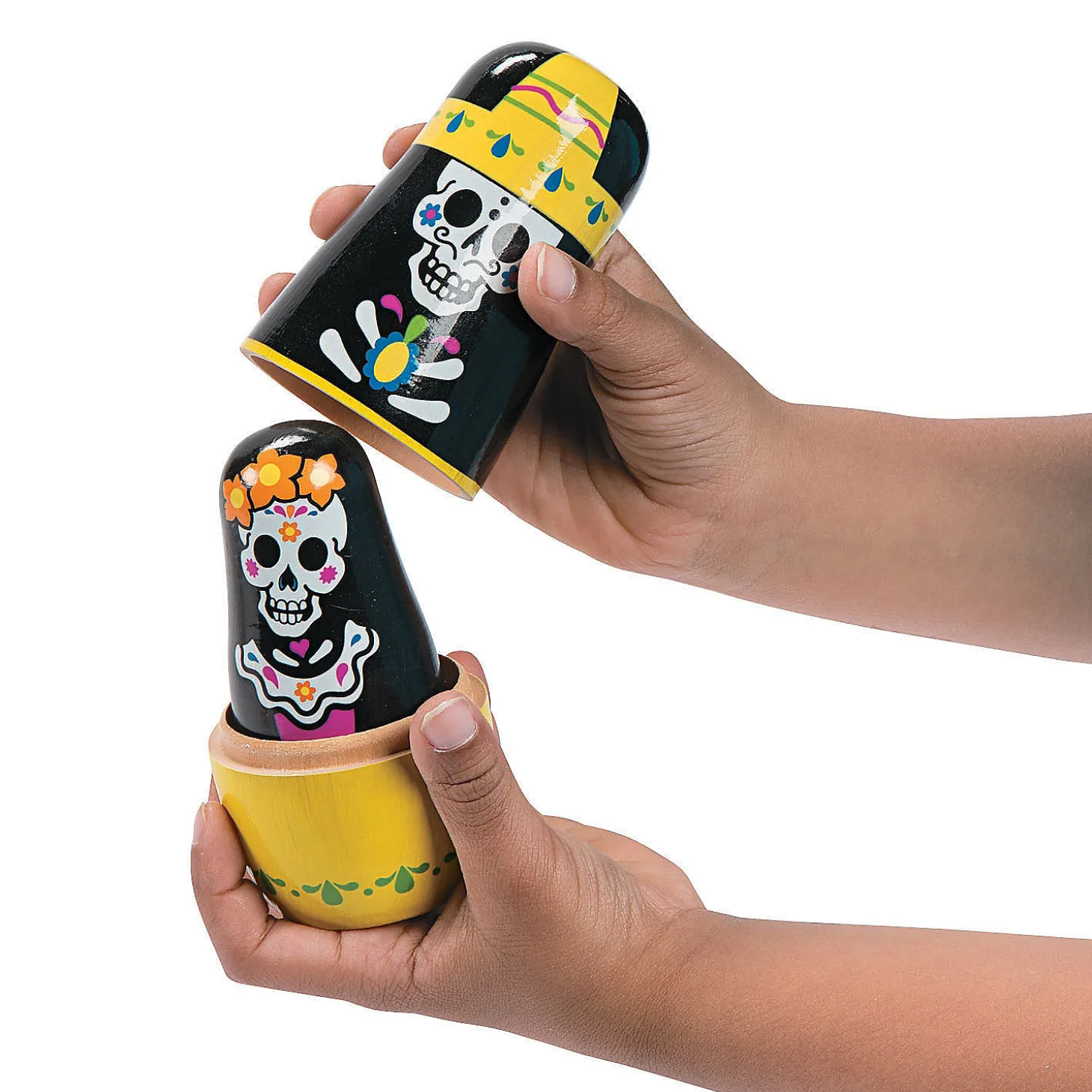 Day Of The Dead Nesting Dolls - 5 Pc.