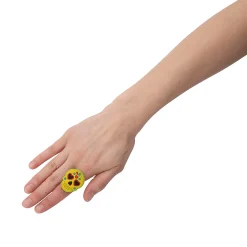 Day Of The Dead Sugar Skull Rings - 24 Pc.