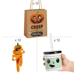 Deluxe Halloween Boo Bag Kit For 12