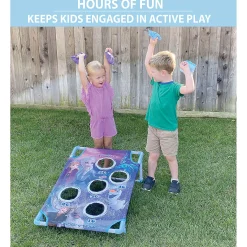 Disney Frozen 2 Frost Toss Game Set By Gosports - Includes 8 Snowflake Bean Bags With Portable Carrying Case