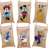 Disney Mickey And Friends Sack Race Party Game By Gosports - 6 Pack Bags For Kids
