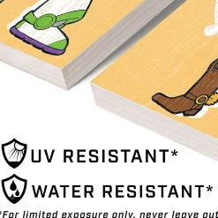 Disney Pixar Toy Story Regulation Size Cornhole Set By Gosports - Includes 8 Bean Bags And Portable Carrying Cas