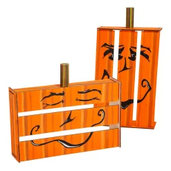 Diy Unfinished Wood Crate Pumpkins – 2 Pc.