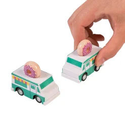 Donut Party Pull-Back Trucks - 12 Pc.