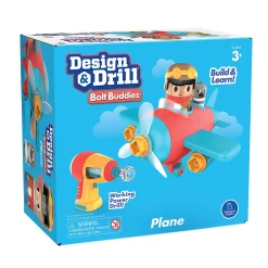 Educational Insights Design & Drill Bolt Buddies Plane