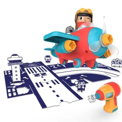 Educational Insights Design & Drill Bolt Buddies Plane