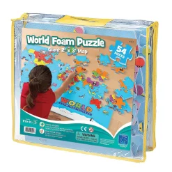 Educational Insights World Foam® Map Jigsaw Puzzle