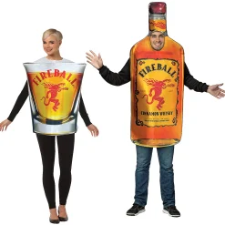 Fireball Shot Couples Costumes