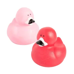 Flamingo Rubber Ducks - 12 Pc.