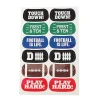 Football Face Temporary Tattoos - 6 Pc.