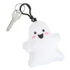 Ghost Plush Backpack Clip Keychains - 12 Pc.