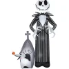 Giant Jack Skellington And Zero Airblown