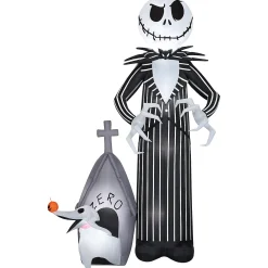 Giant Jack Skellington And Zero Airblown