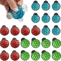 Glitter Mini Squeeze Balls - 24 Pc.