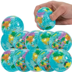 Globe Stress Balls - 12 Pc.