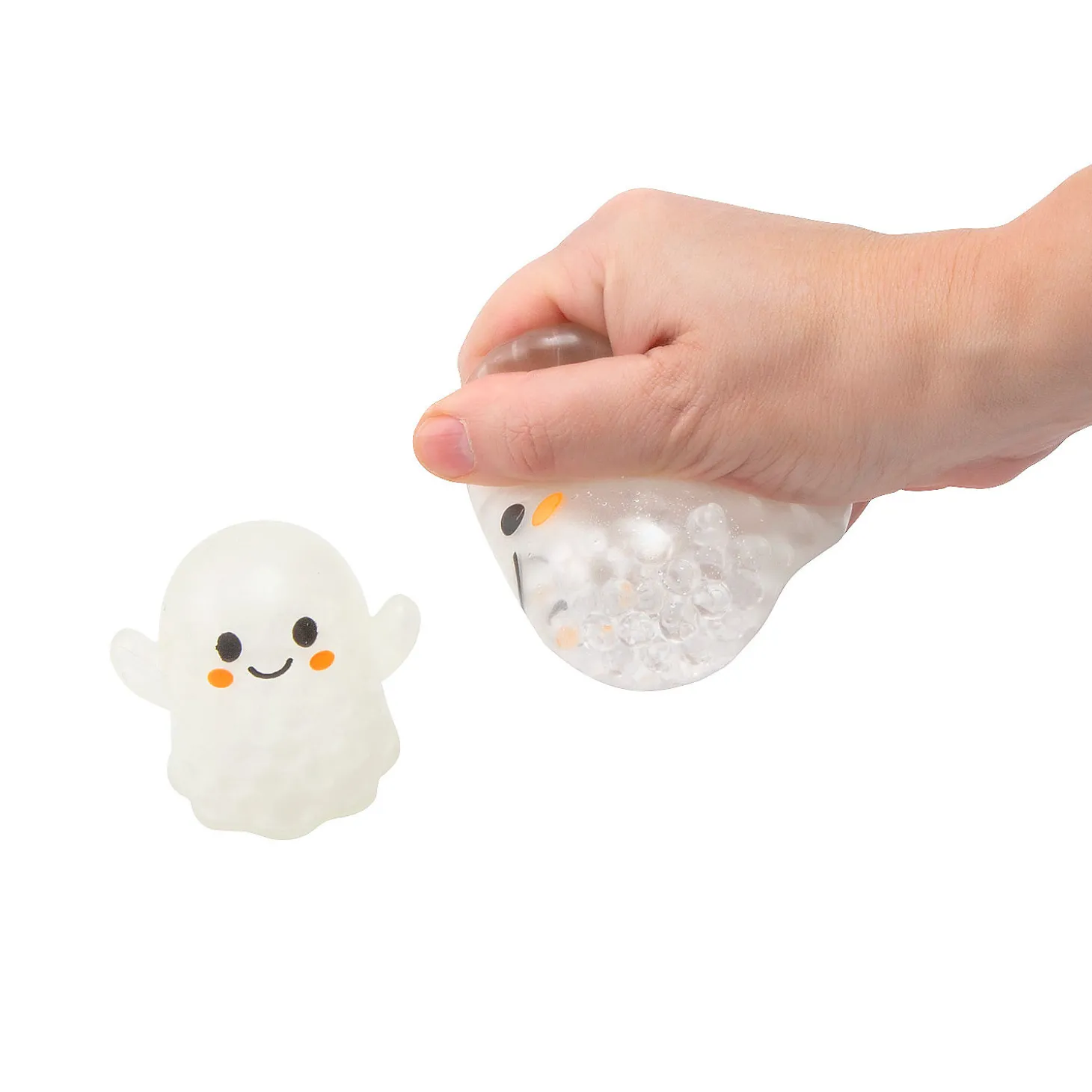 Glow-In-The-Dark Ghost Water Bead Squeeze Toys - 12 Pc.