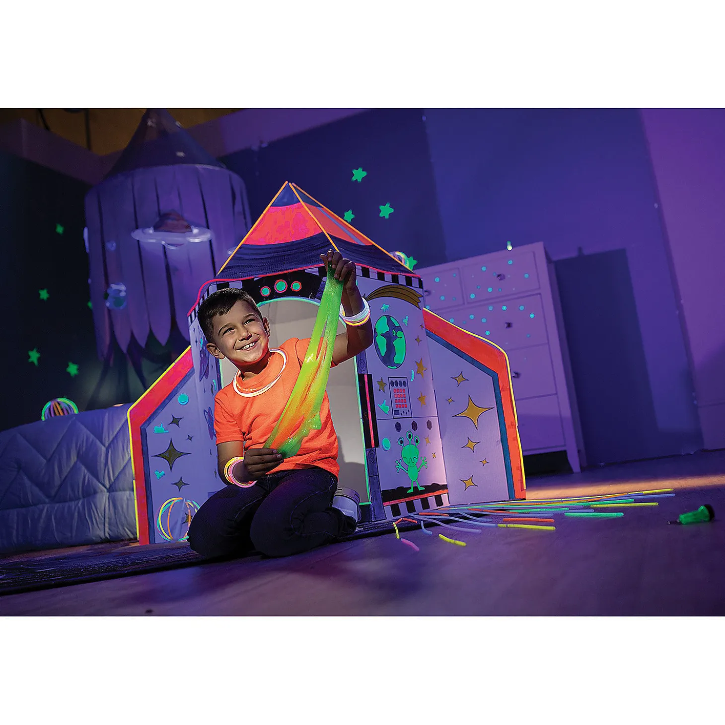 Glow-In-The-Dark Slime - 12 Pc.