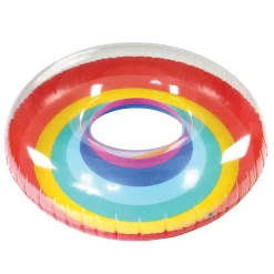 Gofloats Rainbow Party Tube Inflatable Raft