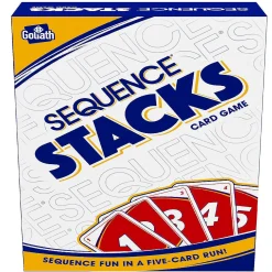 Goliath Sequence Stacks Card Game - Sequence Fun In A Five-Card Run , White