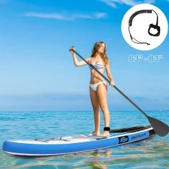 Goplus 10'5'' Inflatable Stand Up Paddle Board Sup With Carrying Bag Aluminum Paddle
