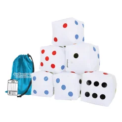 Gosports 6" Giant Inflatable Dice - 6 Pack