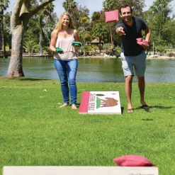 Gosports California Flag Regulation Size Wooden Cornhole Set