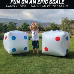 Gosports Giant 2' Inflatable Dice - 2 Pack