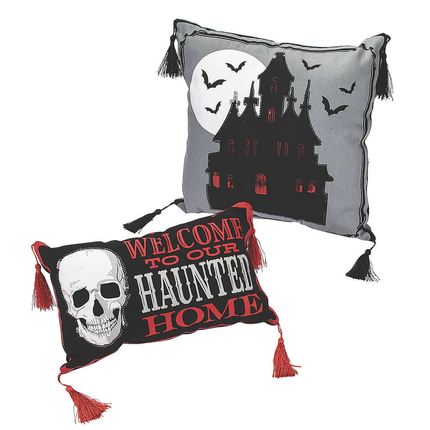 Gothic Pillow Set Halloween Decoration - 2 Pc.