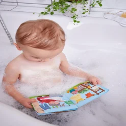 Haba Animal Wash Day - Magic Bath Book - Wipe With Warm Water And The 