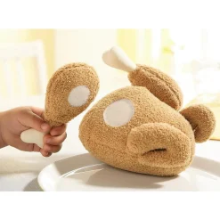 Haba Biofino Grilled Chicken - Soft Pretend Play Food With Detachable Drumsticks And Wings