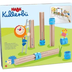 Haba Kullerbu Expansion Set - Tall Columns - 10 Piece Set For Creating Extra Tall Ball Track Layouts