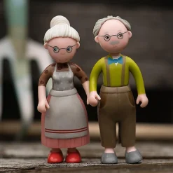 Haba Little Friends Grandma Elli - 4.5" Dollhouse Toy Figure