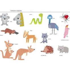 Haba Magnetic Game Box World Of Animals In Their Habitats - 62 Magnetic Pieces In Cardboard Carrying Case With 4 Background Scenes