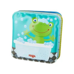 Haba Mini Bathtime Book Fritz The Frog With Rattling Effect - Great For Bathtime Or Wading Pool