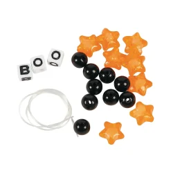 Halloween Boo Beaded Bracelet Craft Kit - Makes 12